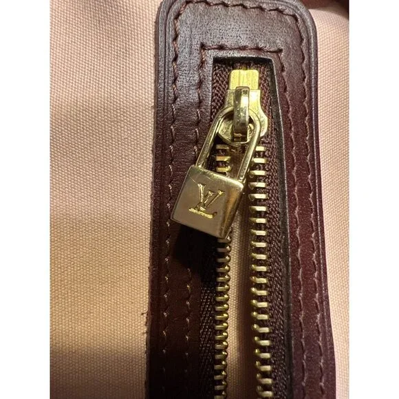 👛  AUTHENTIC LOUIS VUITTON JOSEPHINE PM BORDEAUX MIN LIN SPEEDY - Picture 9 of 14